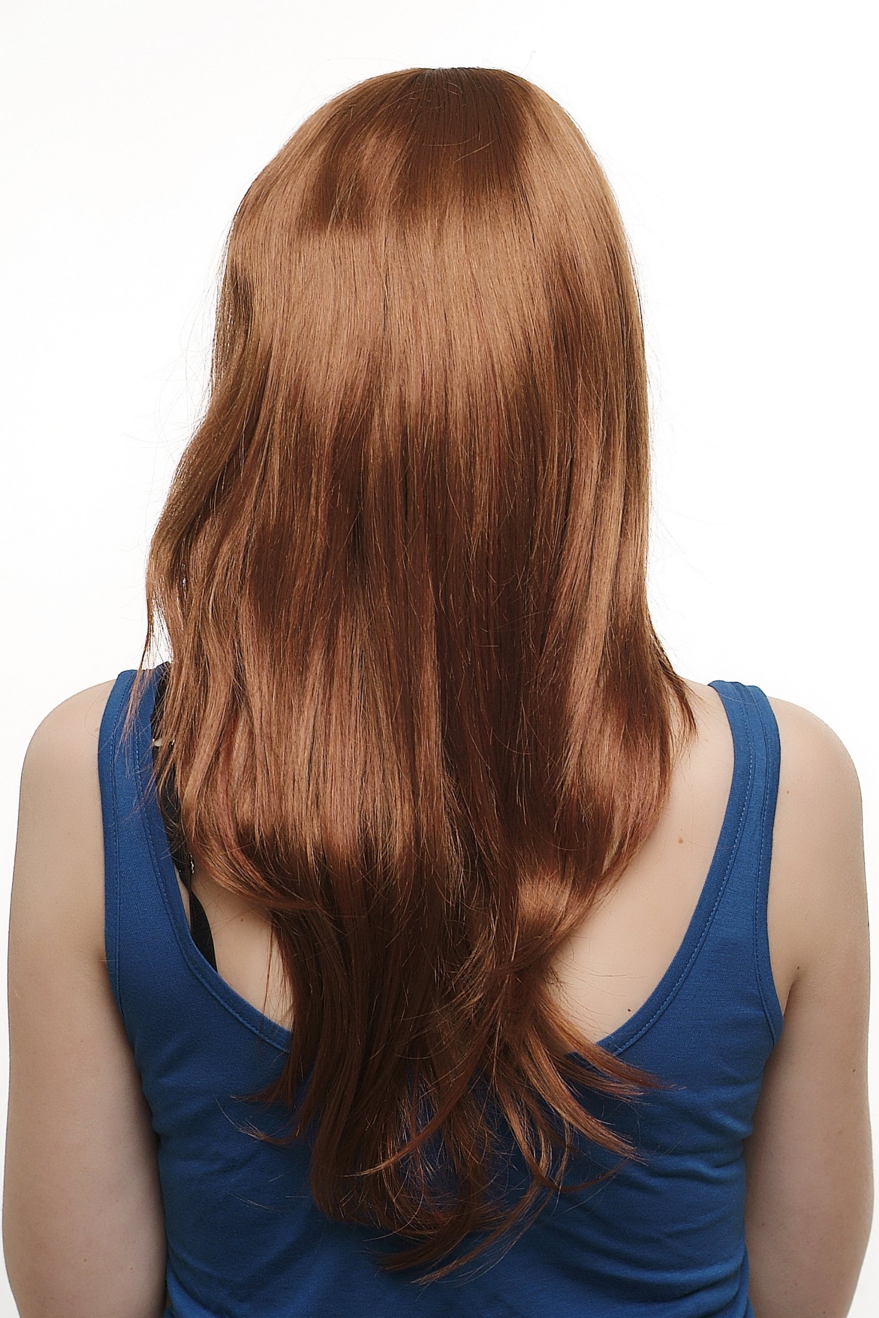 wig-me-up-sa017-30b130-damenper-cke-lang-glatt-rot-mix-mit-mittelscheitel image 3