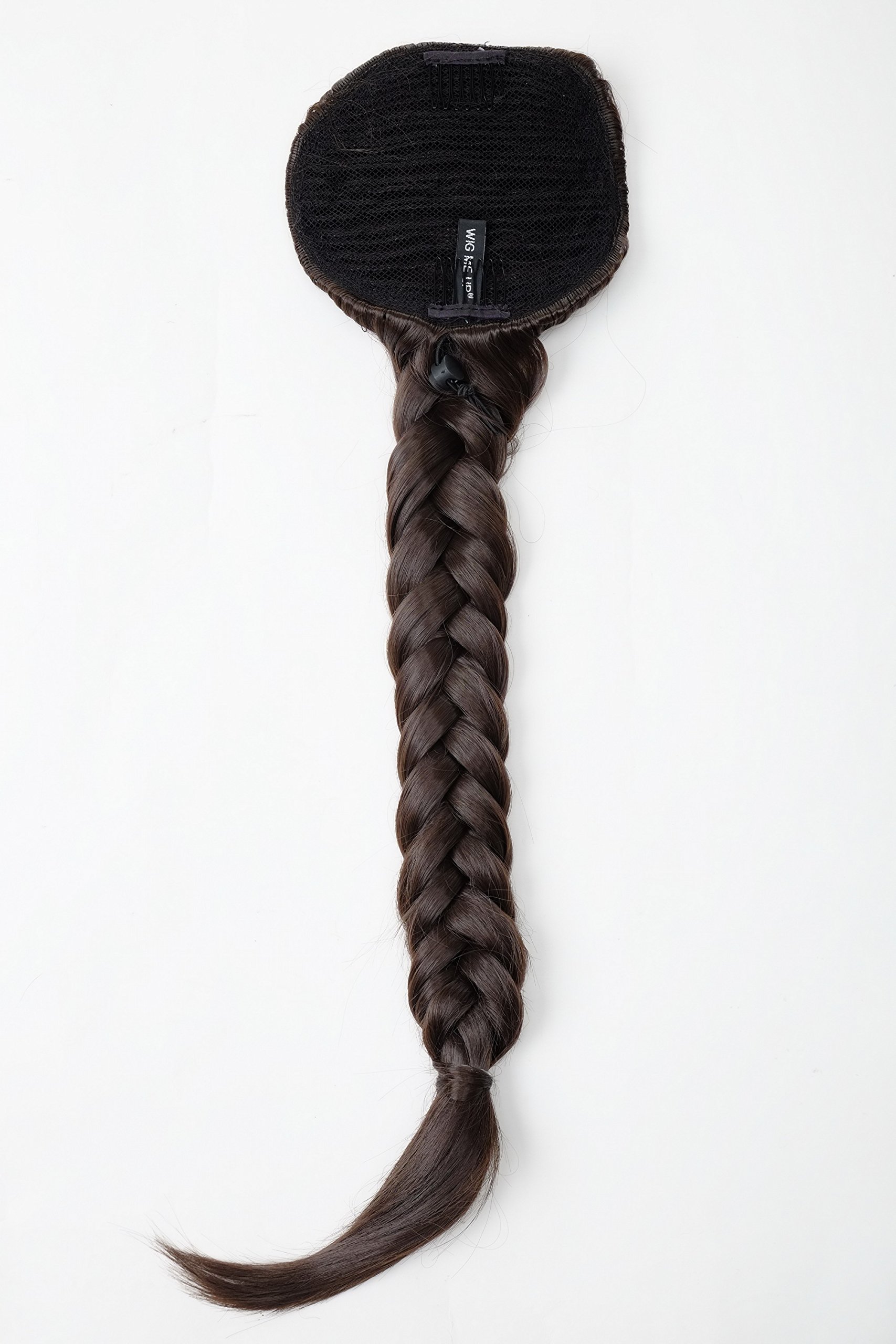 wig-me-up-t1402-6-haarteil-geflochtener-zopf-pferdeschwanz-sehr-lang-mittelbraun image 2