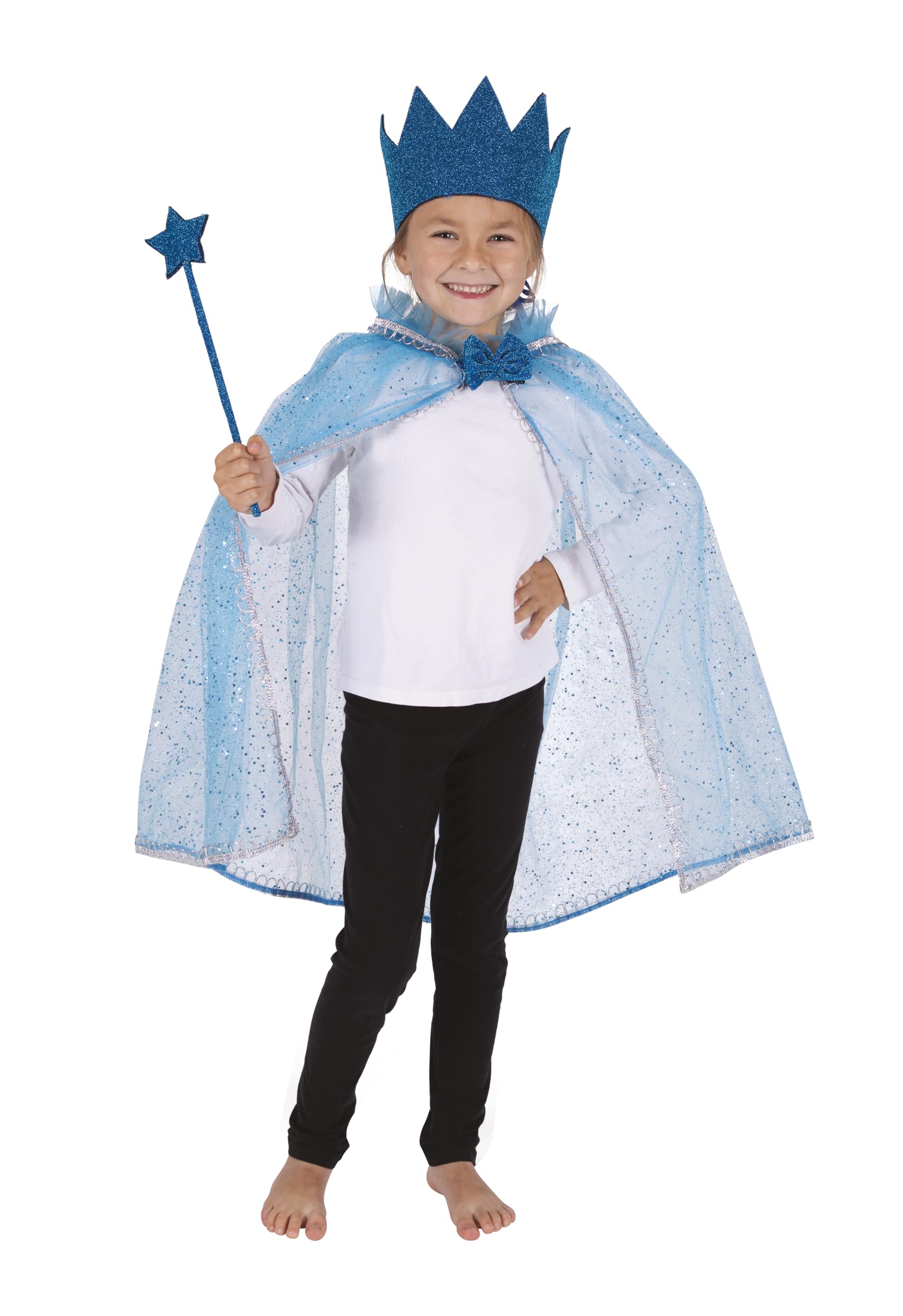 ptit-clown-zubeh-r-set-glitzerprinzessin-m-dchen-einheitsgr-e-blau image 2