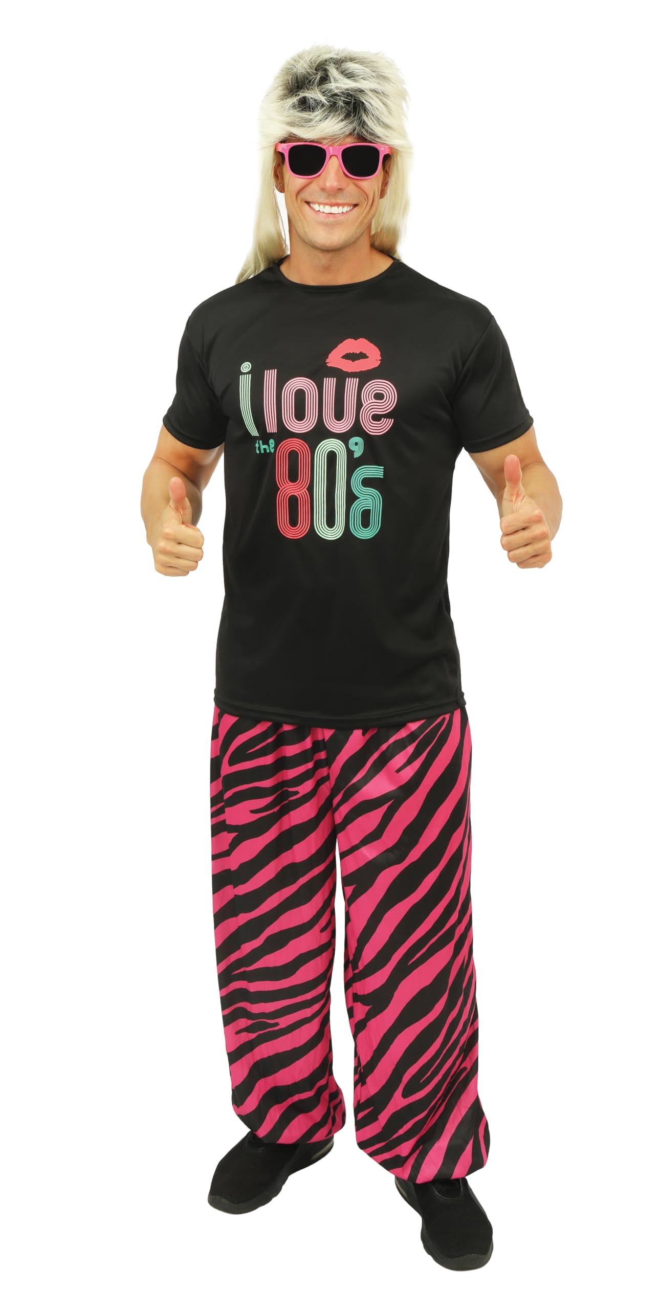 ptit-clown-80er-jahre-retro-kost-m-herren-t-shirt-und-hose image 4