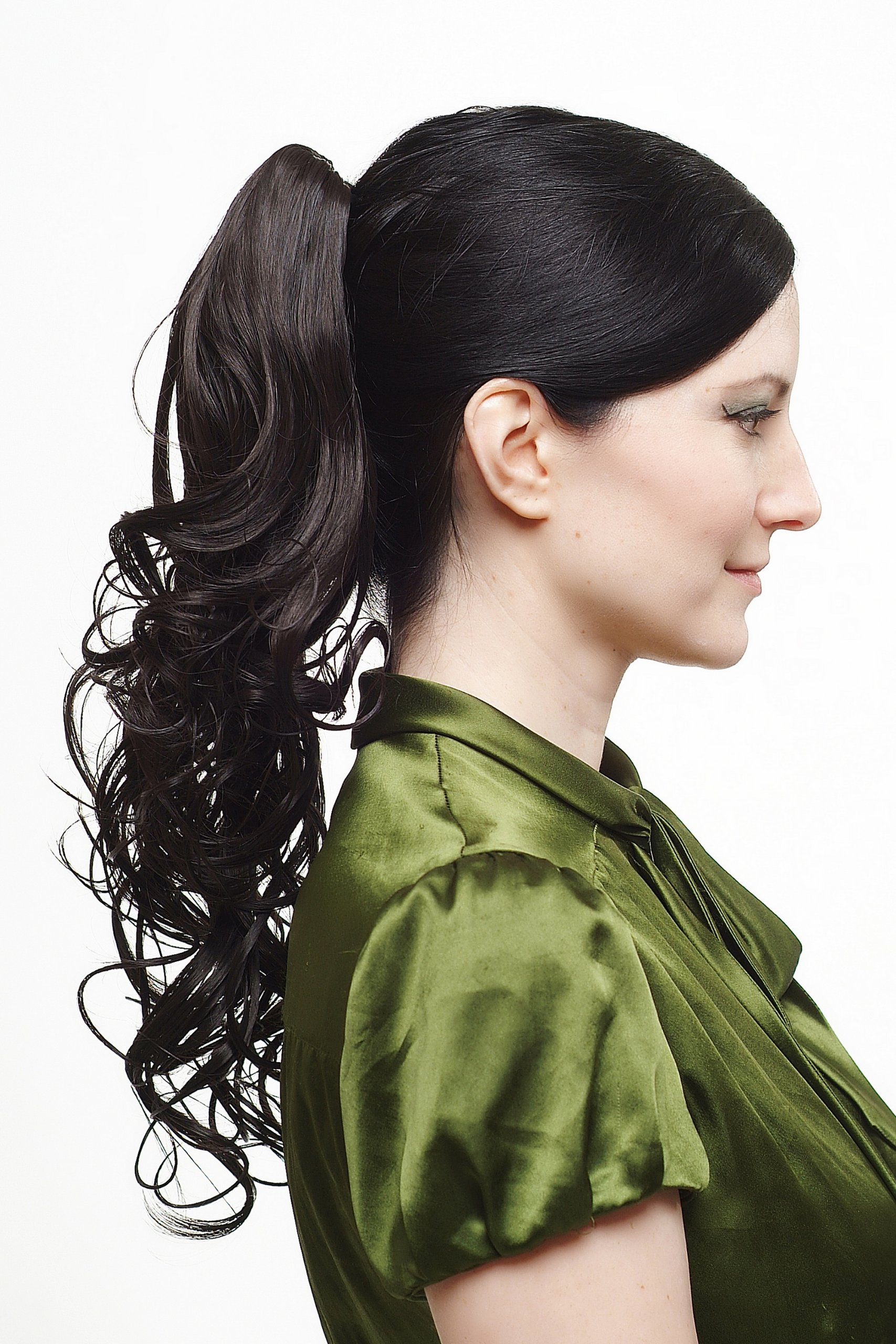 wig-me-up-sa011-2-pferdeschwanz-haarteil-locken-wetlook-schwarz-45-cm image 2