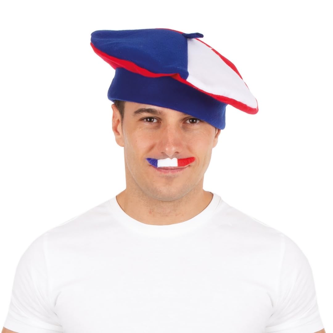 p-tit-clown-22382-barett-blau-wei-rot-frankreich-fans-polyester image 2