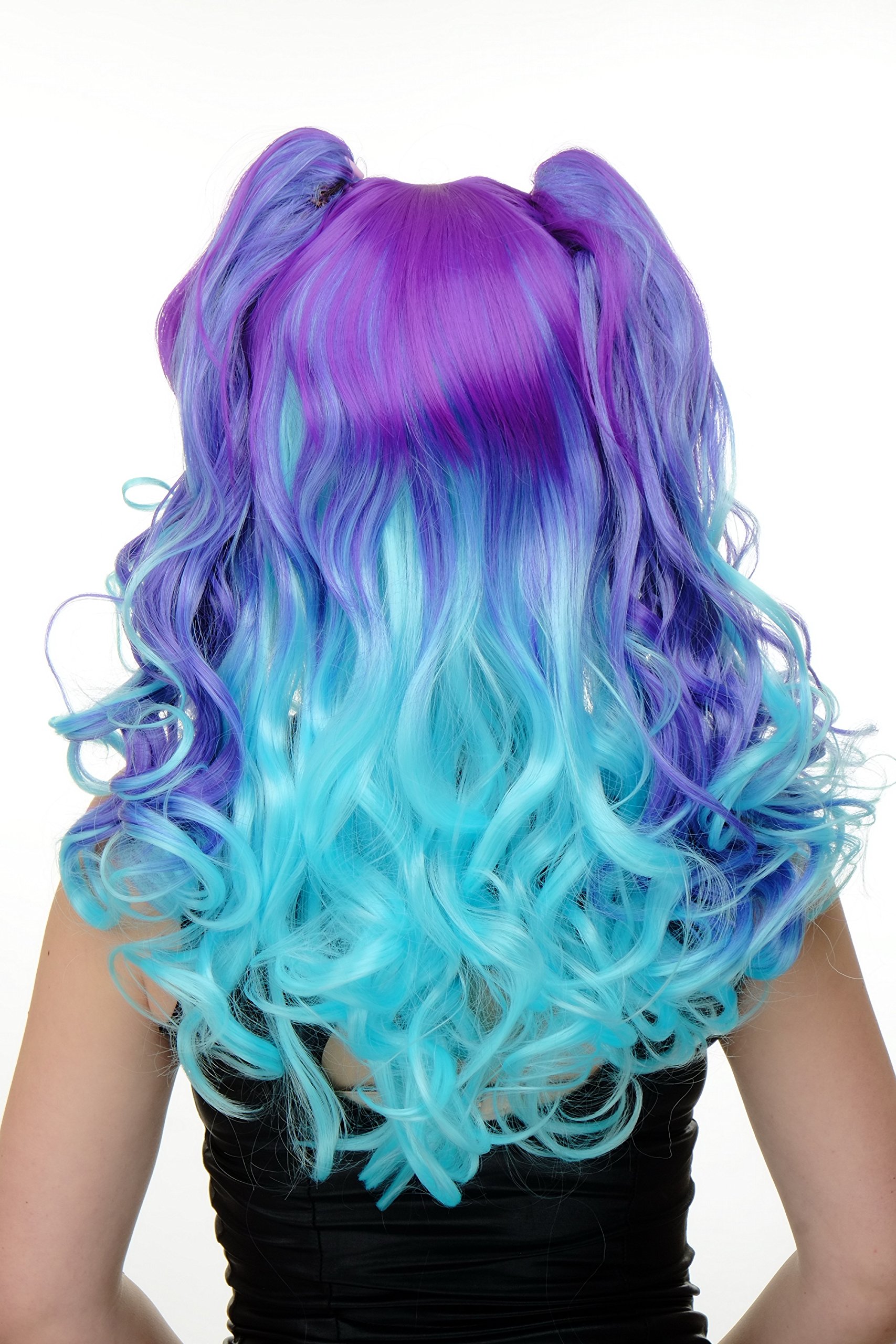 wig-me-up-yzf-7096-a-cosplay-per-cke-lang-lockig-ombre-blau-mit-z-pfen image 4
