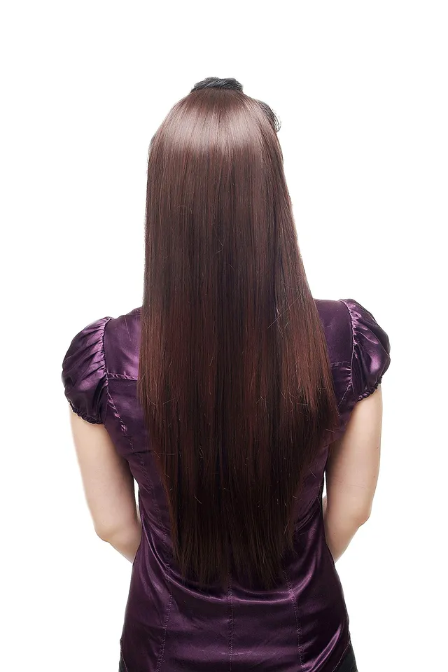 wig-me-up-h9305-2t33-clip-in-extension-halbper-cke-glatt-braun-60-cm image 1