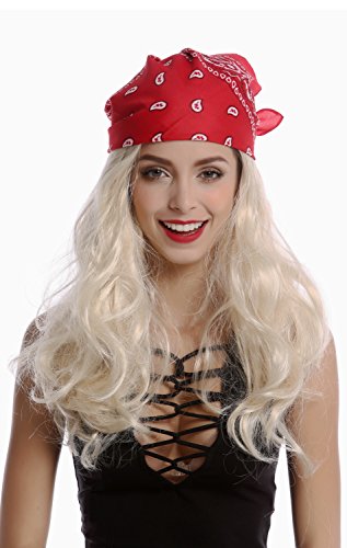 wig-me-up-90845-za87a-per-cke-lang-blond-mit-bandana-rot-f-r-pirat-rocker image 6