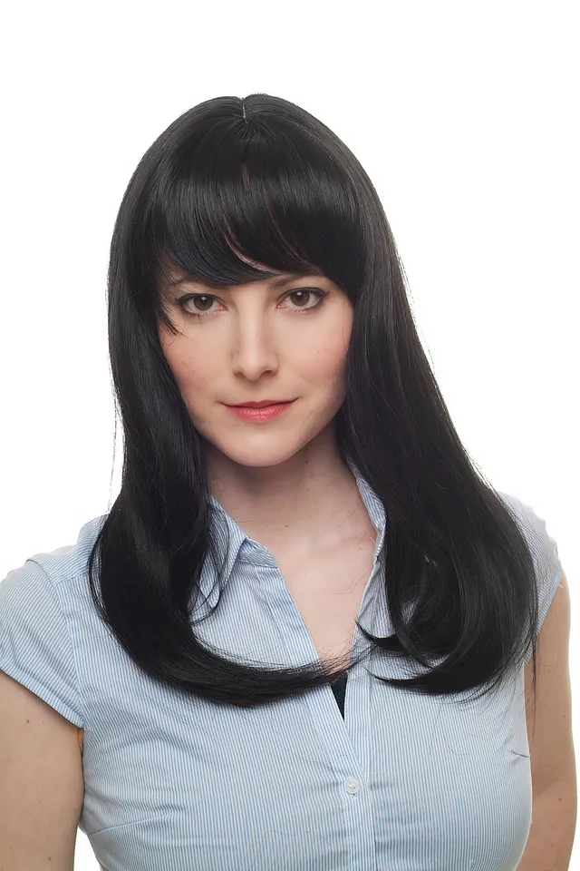 wig-me-up-9250-1b-damen-per-cke-schwarz-lang-glatt-mit-pony-50-cm image 1