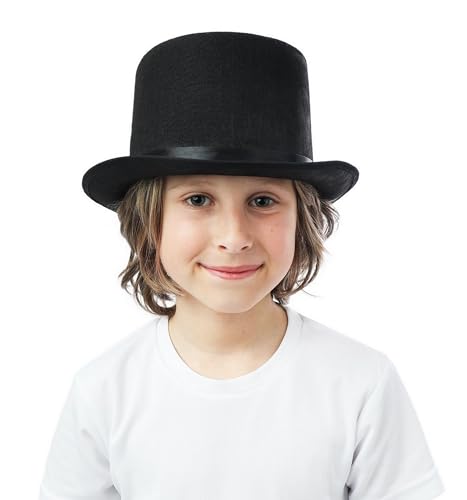 ptit-clown-40104-zylinder-hut-filz-12-cm-schwarz image 6