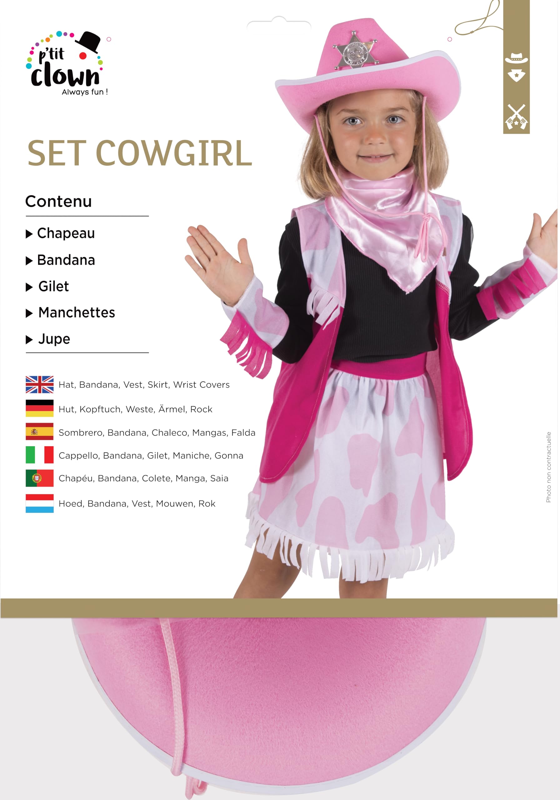 p-tit-clown-21007-cowgirl-set-kinder-kinderkost-m-einheitsgr-e image 5