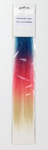 wig-me-up-neon-clip-in-str-hnen-2er-set-pink-blau-schwarz-30-cm image 5