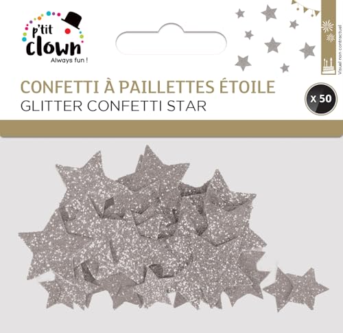 p-tit-clown-re22726-konfetti-sterne-silber-glitzer-50-st-ck image 5