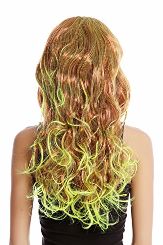 wig-me-up-91379-party-per-cke-ombre-rot-neongelb-wetlook-lang image 7