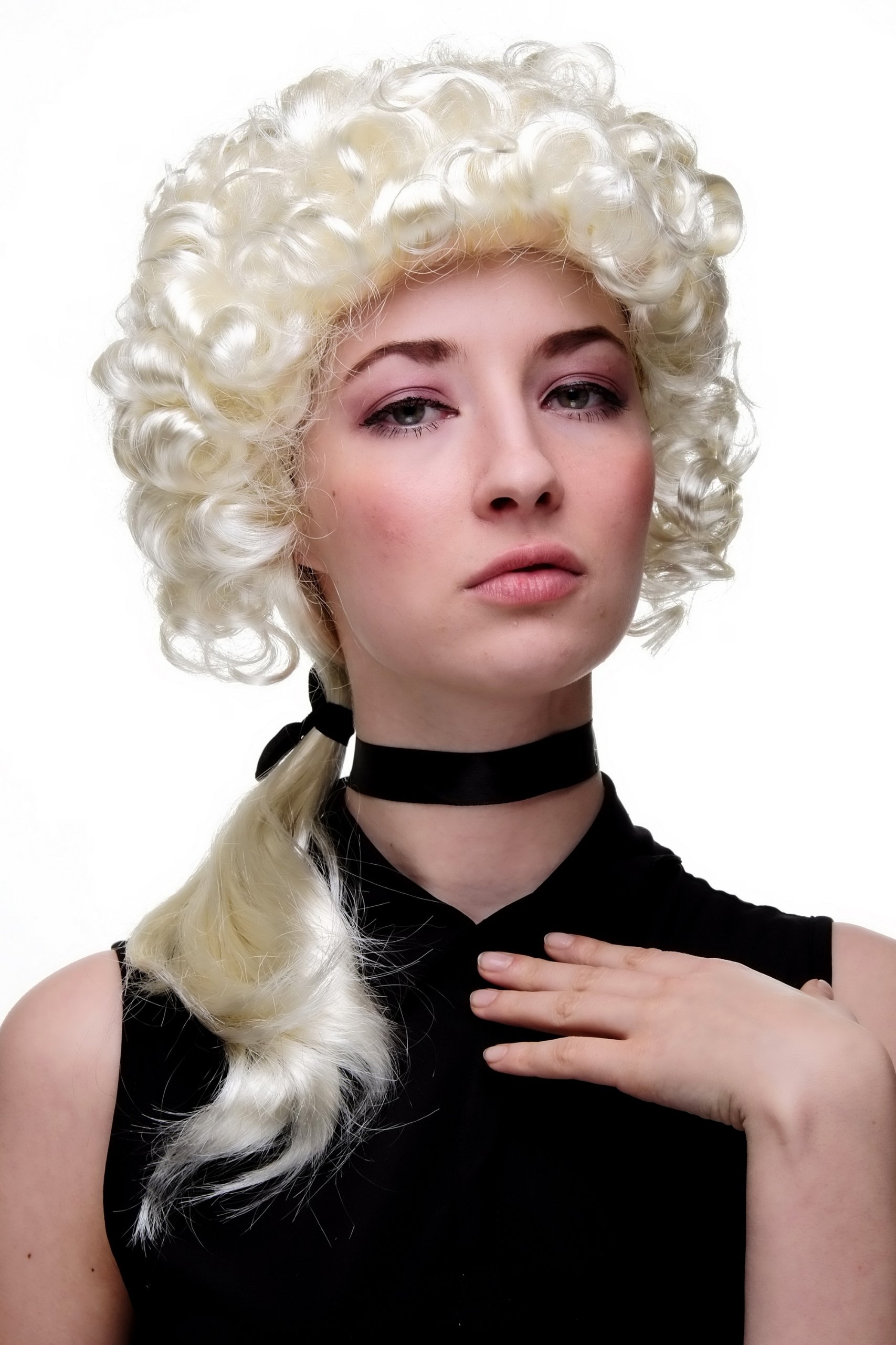 wig-me-up-lm3053-613-party-per-cke-blonde-richter-zopfper-cke-45-cm image 2