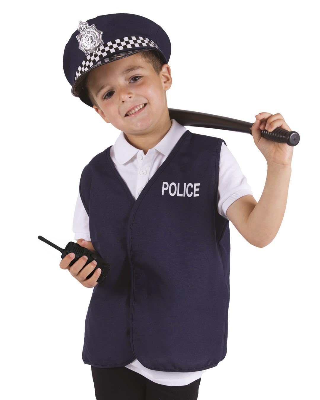 p-tit-clown-kit-policier-polizei-kost-m-set-kind-blau-marine image 3
