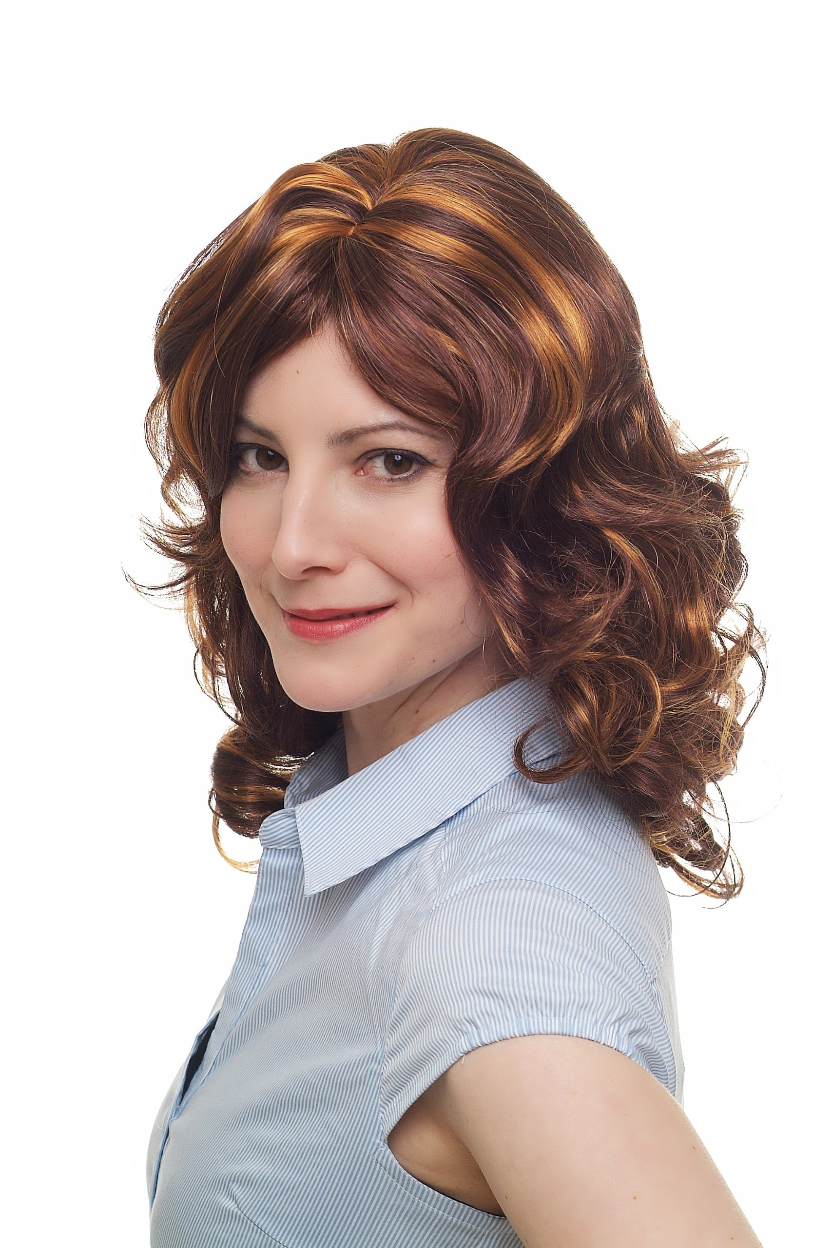 wig-me-up-6370-35-1b-2-4-damenper-cke-schulterlang-lockig-schwarz-braun-rot-mix- image 3