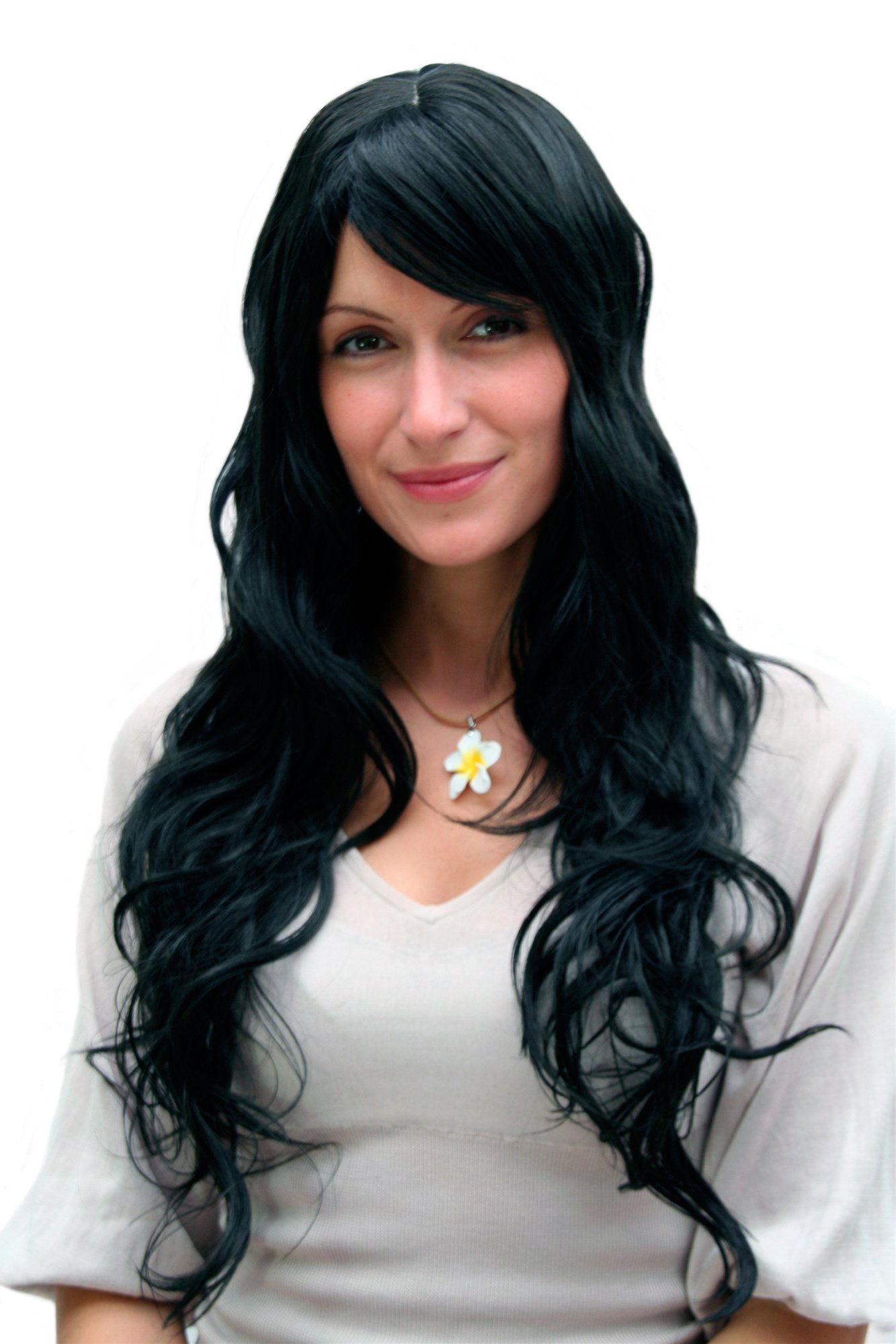 wig-me-up-9317-1b-per-cke-samtschwarz-lang-wellig-mit-pony-65-cm image 1