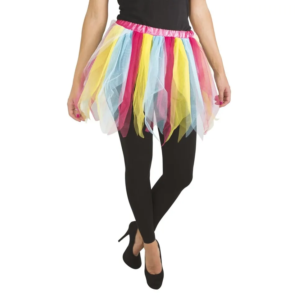 ptit-clown-39909-tutu-rock-t-ll-regenbogen-einheitsgr-e image 1