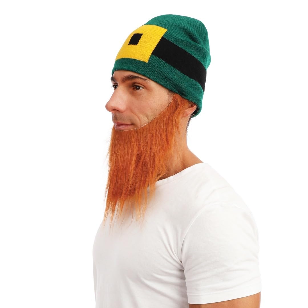 ptit-clown-st-patrick-s-day-m-tze-mit-bart-hut-kost-mzubeh-r-f-r-erwachsene image 2