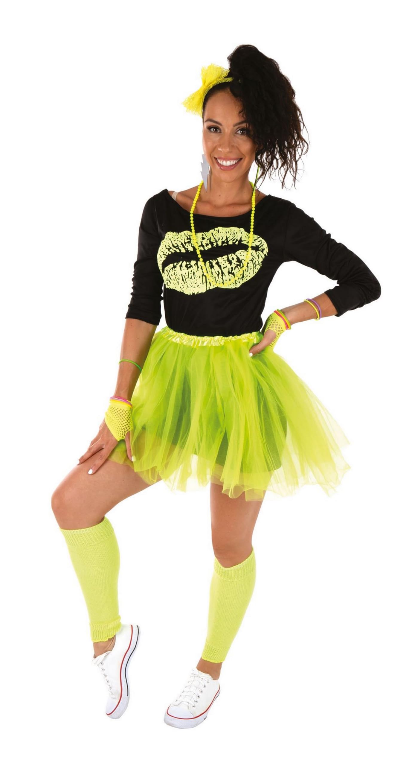 p-tit-clown-re22763-set-80er-tutu-gelb image 1