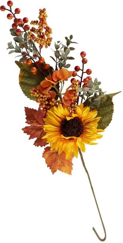 p-tit-clown-blumen-pick-orange-60-cm-herbst-halloween-deko image 1