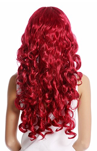 wig-me-up-0082-za13a-per-cke-damen-dunkelrot-lang-lockig-volumin-s-mit-pony image 8