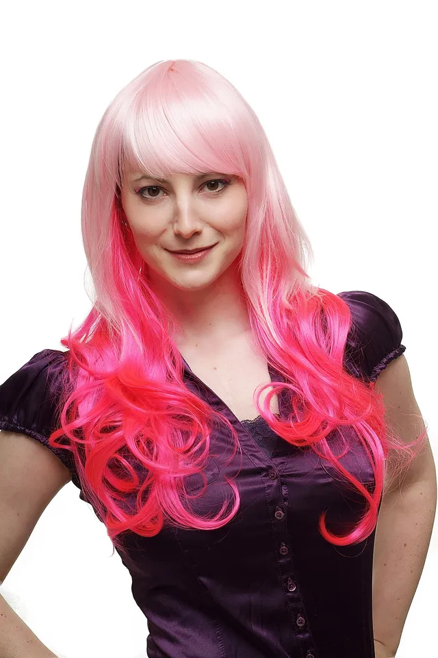 wig-me-up-sa043-tf2315ht2333-cosplay-per-cke-pink-wei-lang-gewellt-60-cm image 1