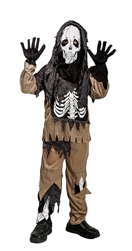 p-tit-clown-skelett-zombie-kinderkost-m-komplett-set-mit-kapuze image 5