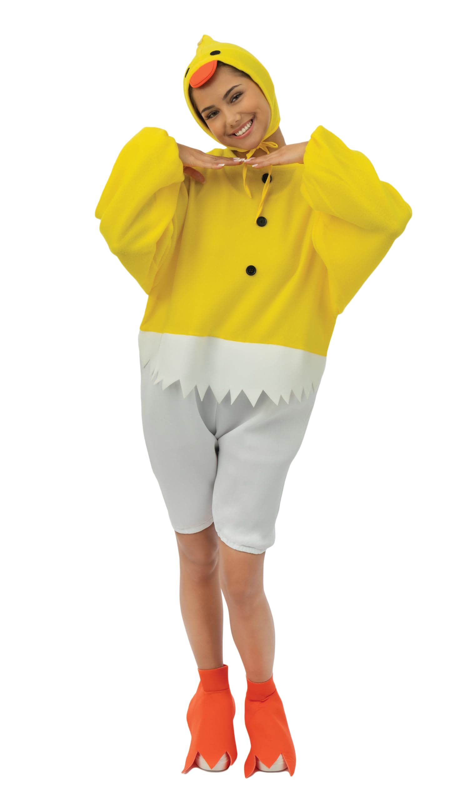 p-tit-clown-erwachsenen-kost-m-gelb-wei image 2