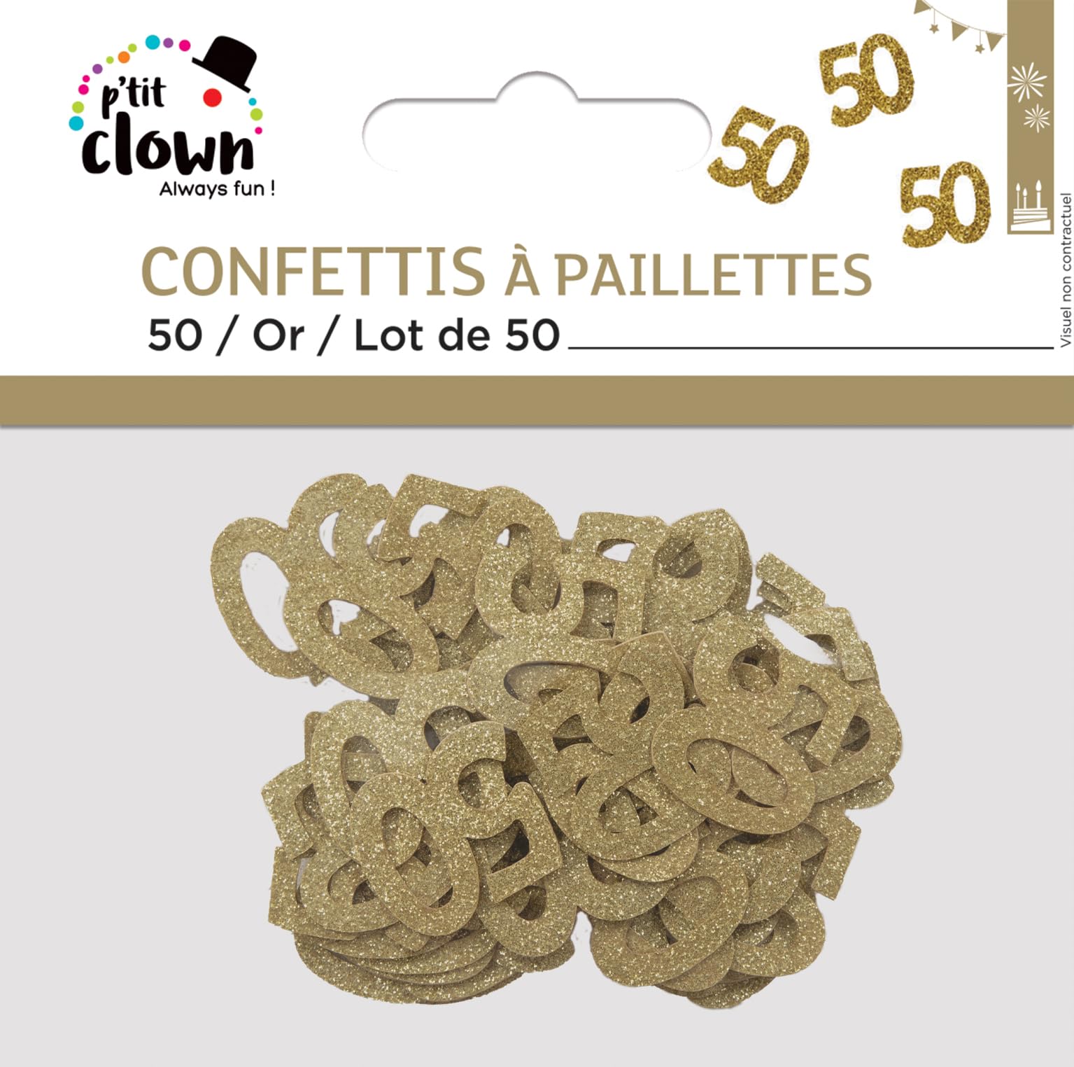p-tit-clown-re21049-glitzer-konfetti-zahl-50-gold-50-st-ck-tischkonfetti image 2