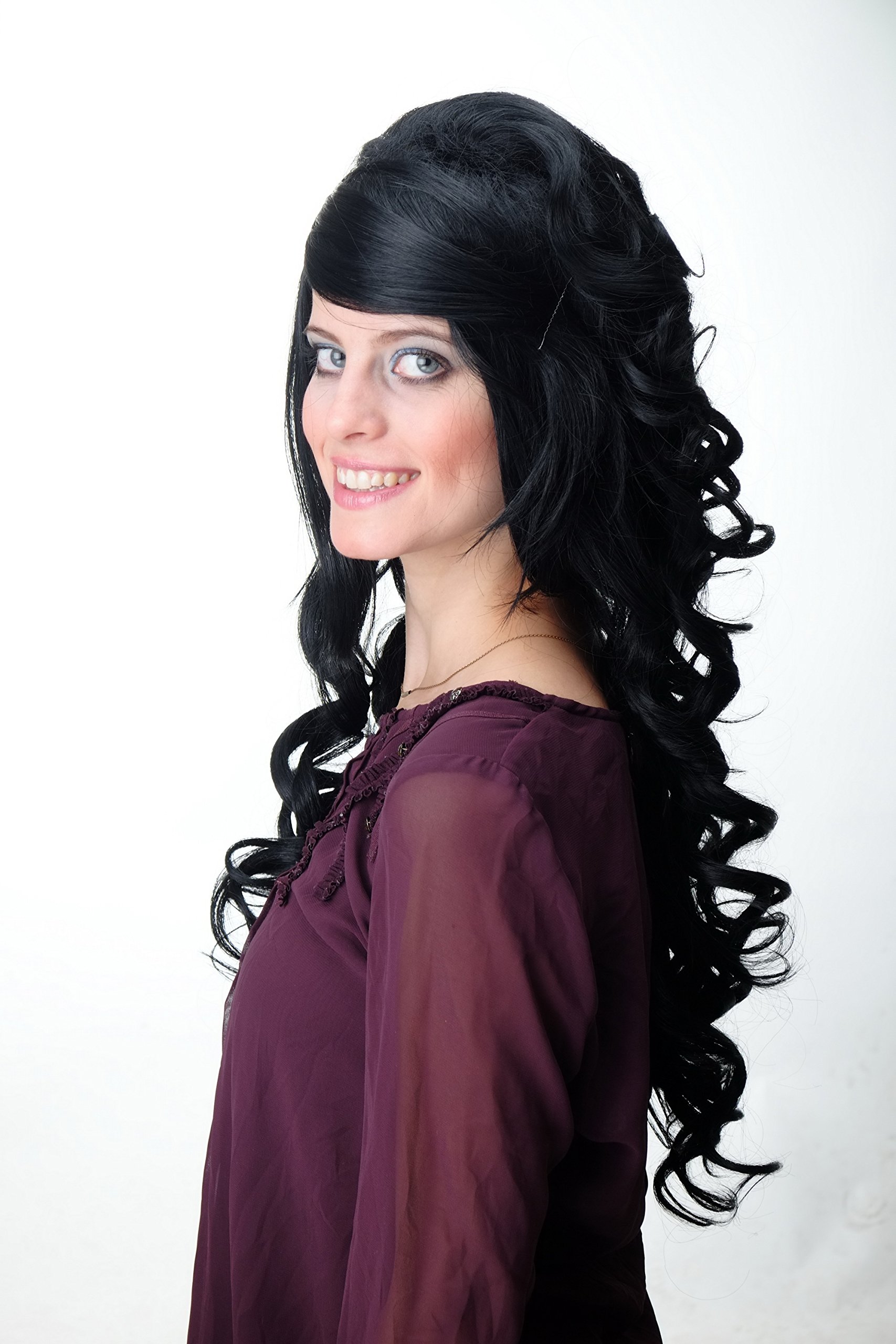 wig-me-up-f2558-1-damenper-cke-sehr-lang-schwarz-mit-locken image 2