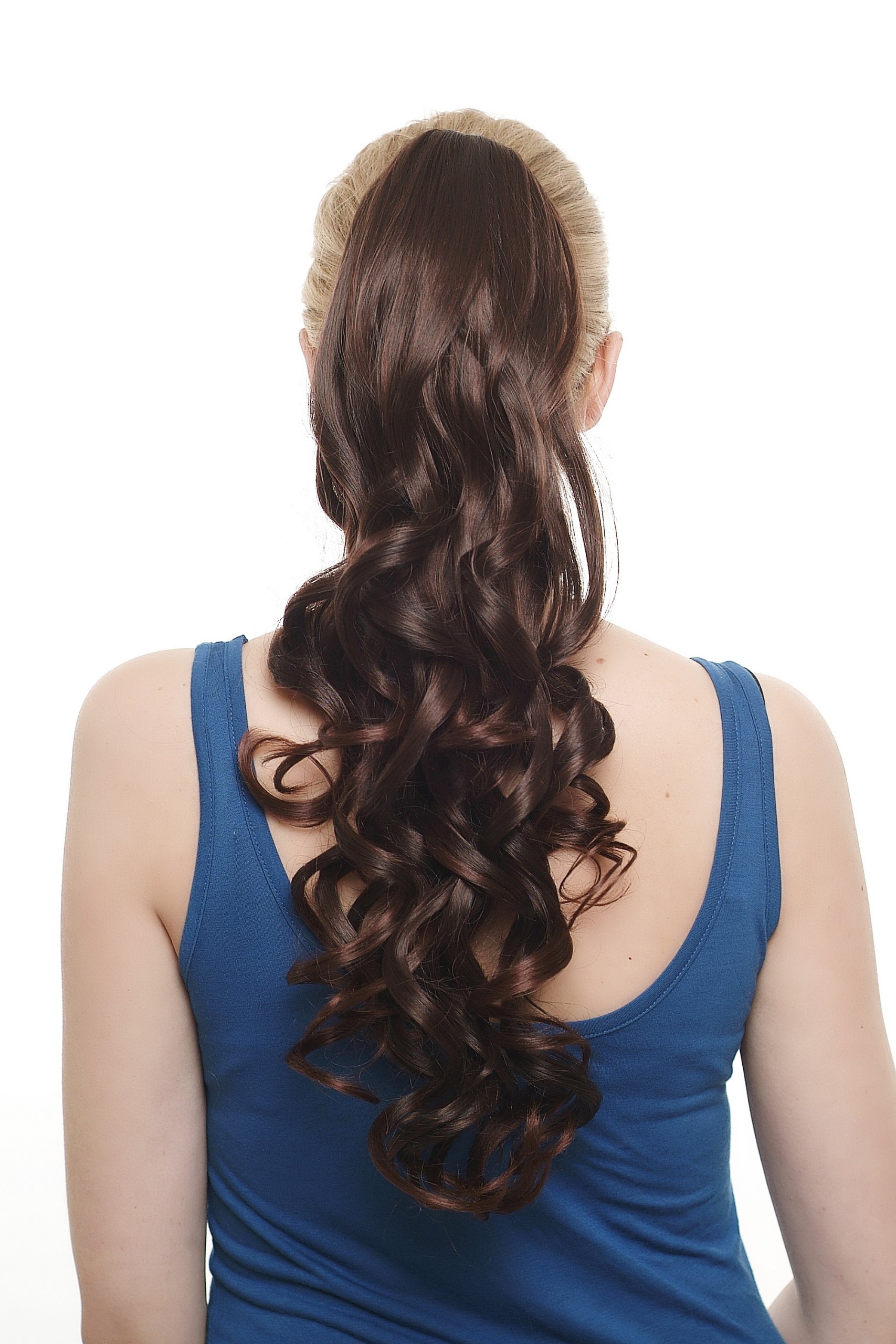 wig-me-up-sa08-2t33-pferdeschwanz-haarteil-braun-mix-locken-50-cm image 2