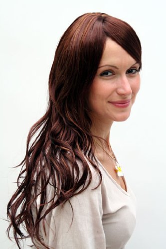 wig-me-up-9320-33-30c-per-cke-lang-rotbraun-gewellt-mit-scheitel-ca-60-cm image 5