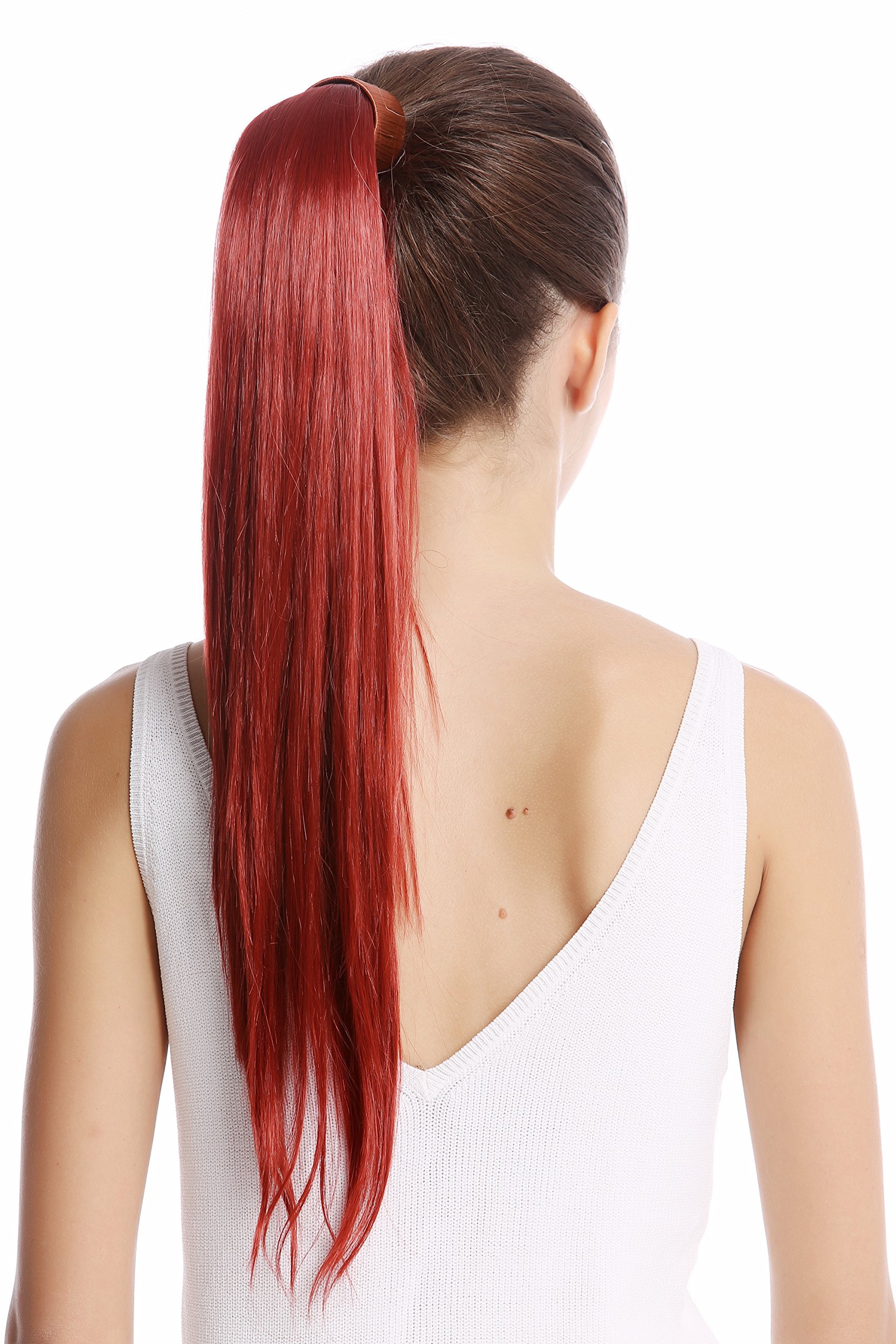 wig-me-up-srosy-135-haarteil-pferdeschwanz-55-cm-glatt-dunkel-kupferrot-mit-stec image 1