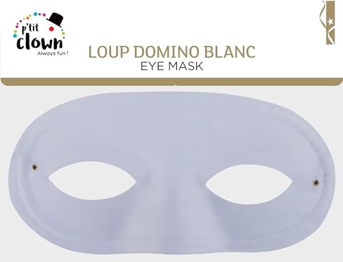 p-tit-clown-11019-domino-wolf-maske-erwachsene-wei-einheitsgr-e image 6