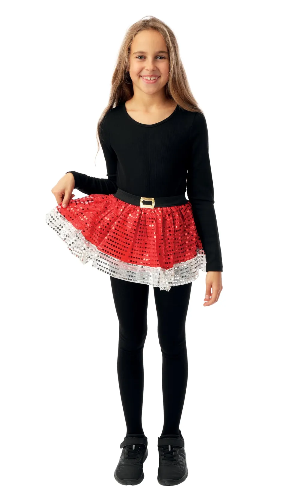 p-tit-clown-weihnachtstutu-rot-mit-pailletten-kinder-einheitsgr-e image 1