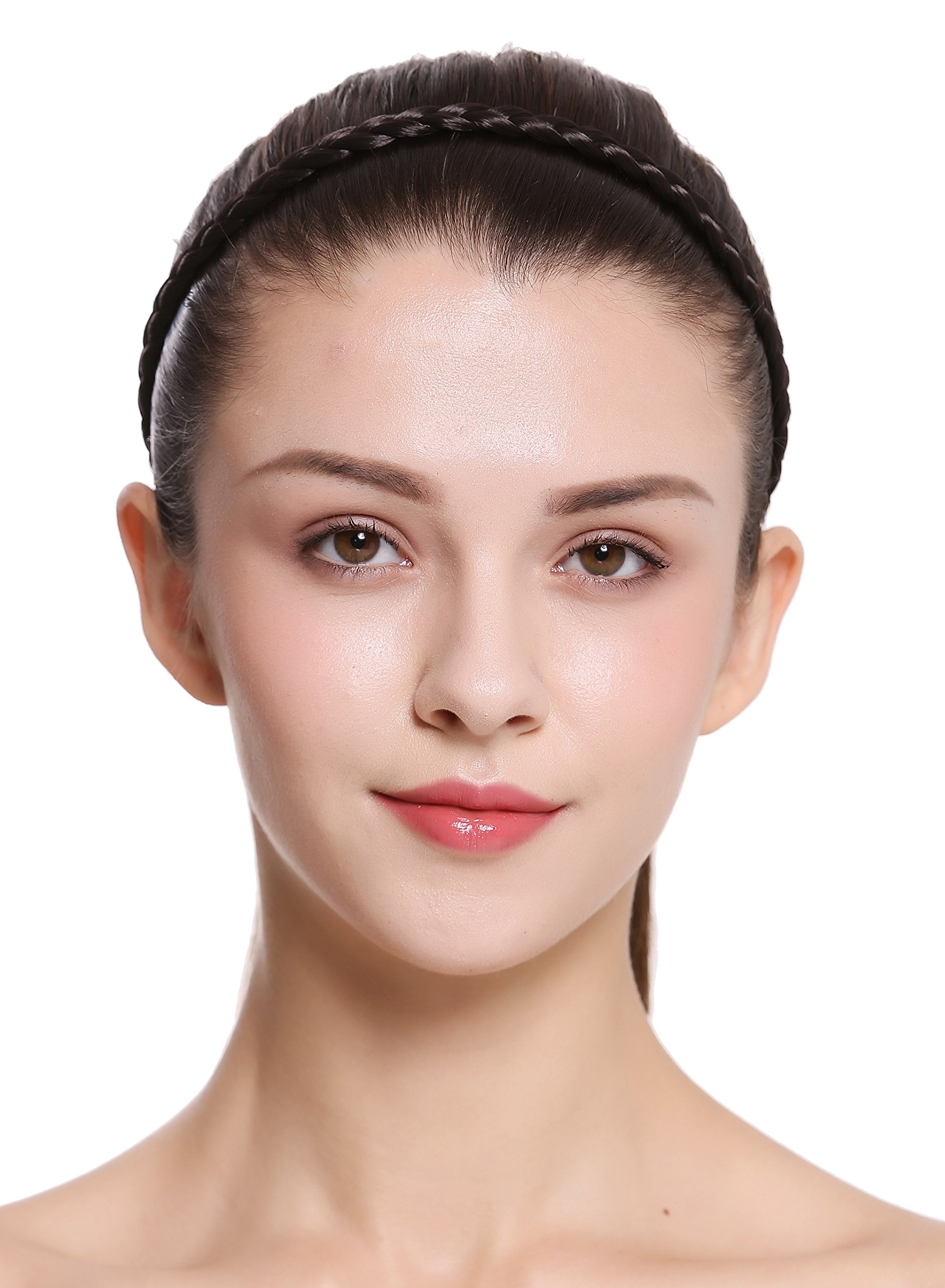 wig-me-up-cxt-009-003-haarband-geflochten-schmal-1cm-dunkelbraun image 3