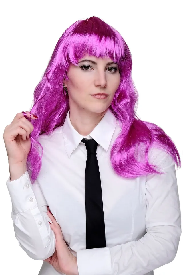 wig-me-up-party-per-cke-lang-gewellt-lila-punk image 1