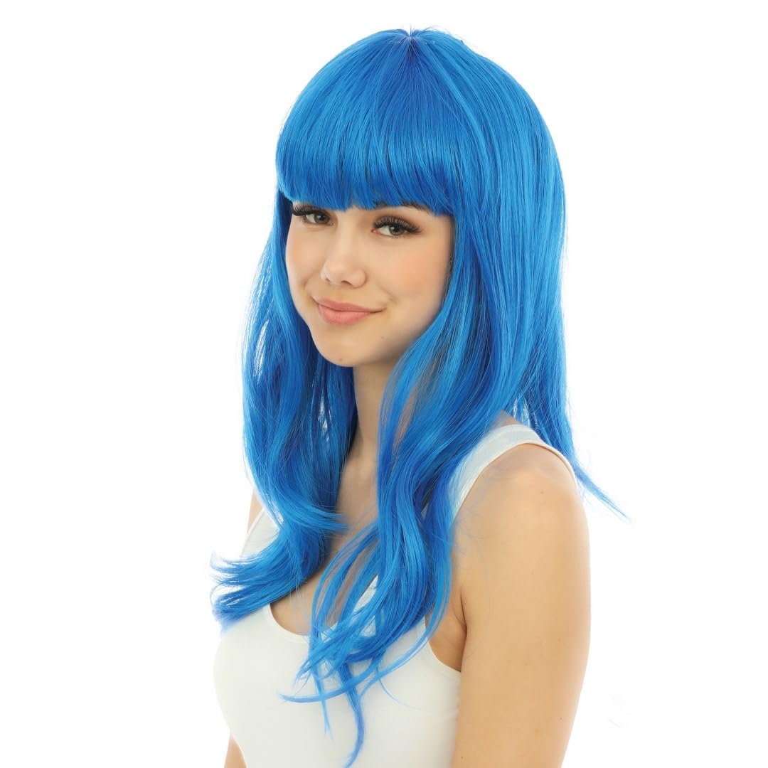ptit-clown-68060-lola-per-cke-lang-glatt-mit-pony-blau-50-cm image 2