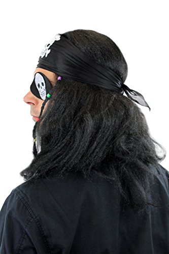 wig-me-up-26583-p103-piratenper-cke-schwarz-mit-z-pfen-und-totenkopf-bandana image 8