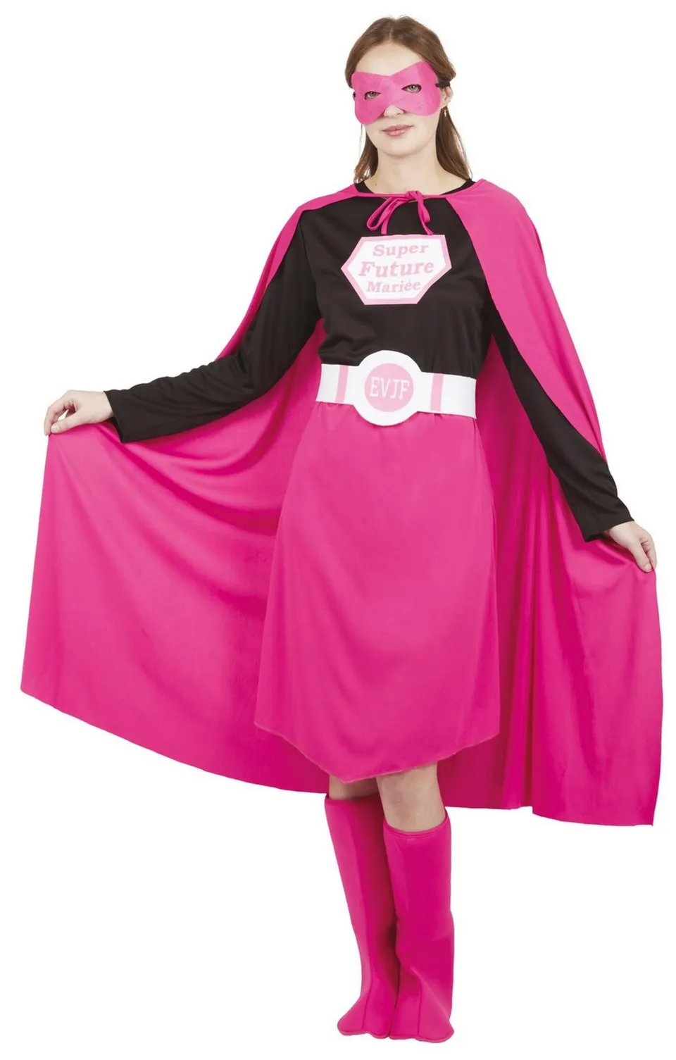 p-tit-clown-re66604-kost-m-super-braut-rosa-gr-e-l-xl image 1