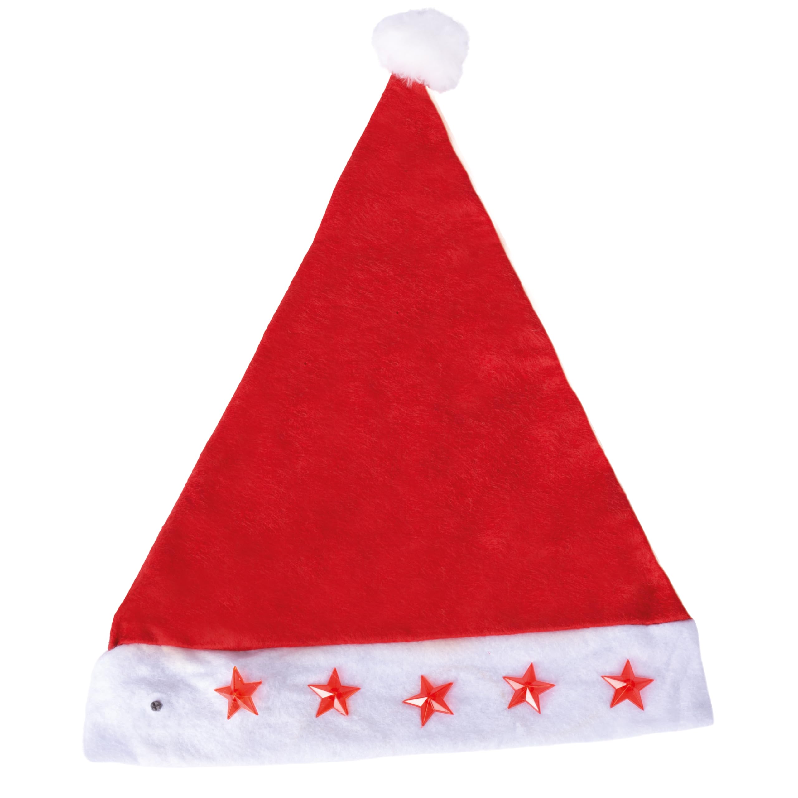 ptit-clown-weihnachtsm-tze-leuchtsterne-rot-erwachsene image 2