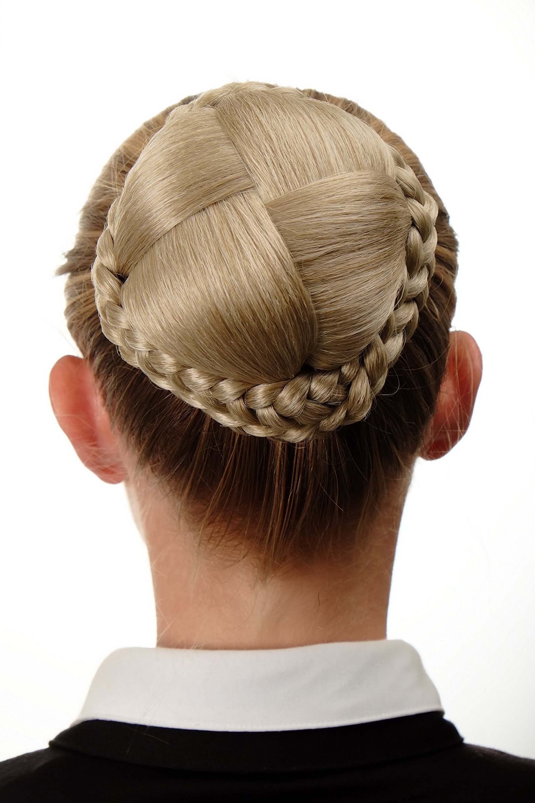 wig-me-up-n796-24bt613-haarteil-dutt-zopf-blond-mix image 6
