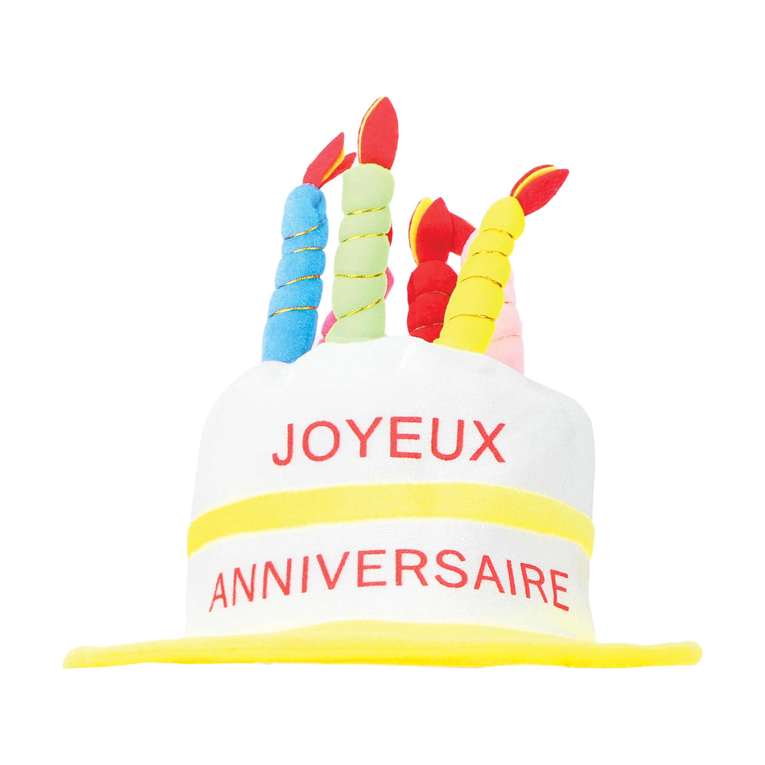 ptit-clown-81801-hut-samt-torte-joyeux-anniversaire-erwachsene-einheitsgr-e image 1