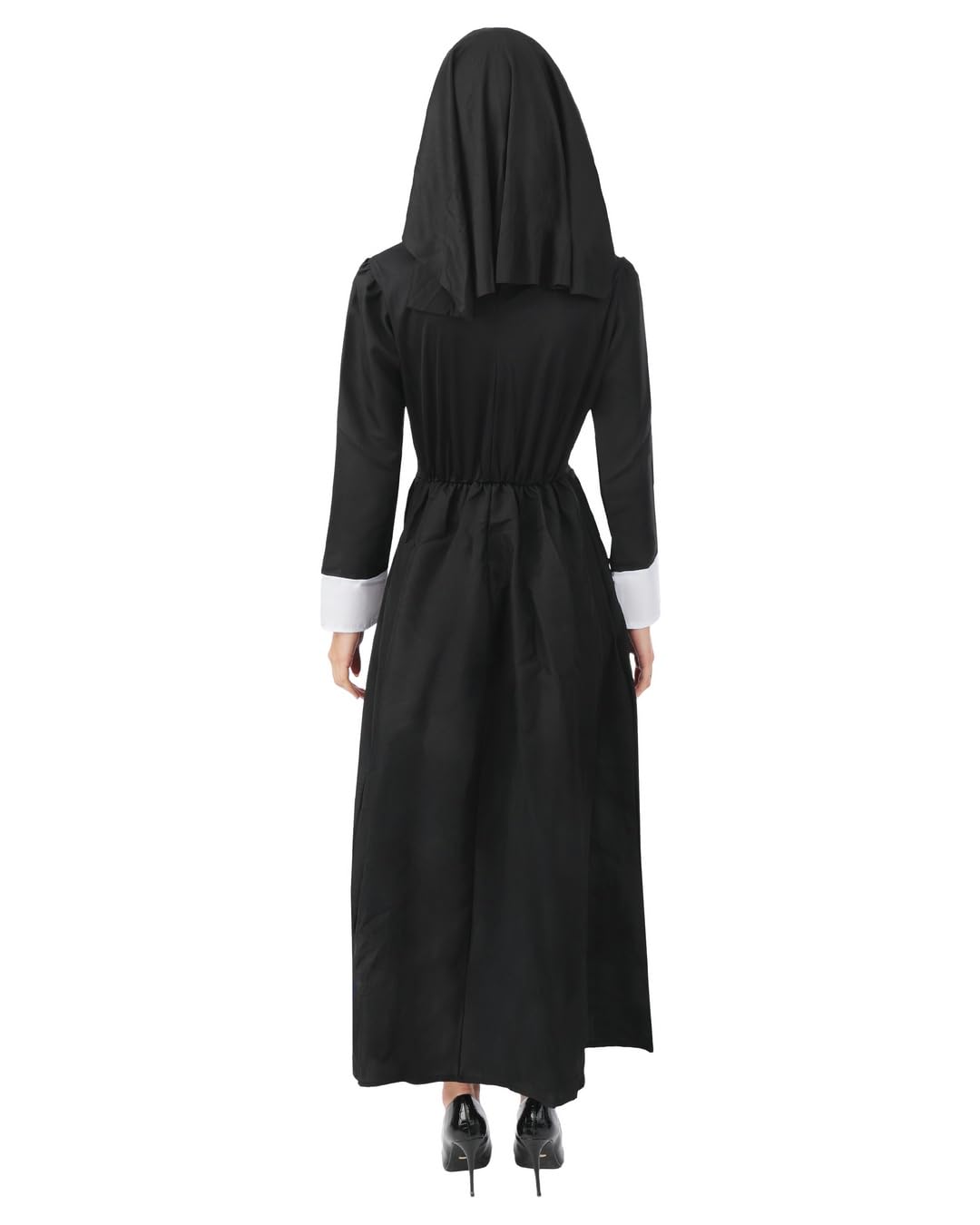 p-tit-clown-luxuri-ses-nonnenkost-m-erwachsene-schwarz-polyester image 3