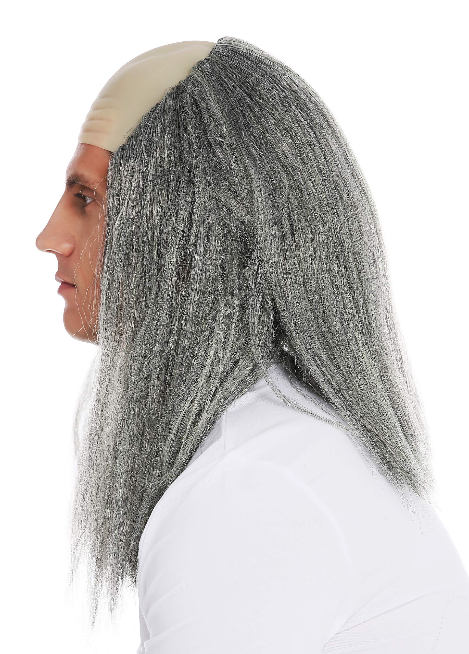 wig-me-up-bl201503-per-cke-herren-igor-stirnglatze-grau-gr-n-lang image 3