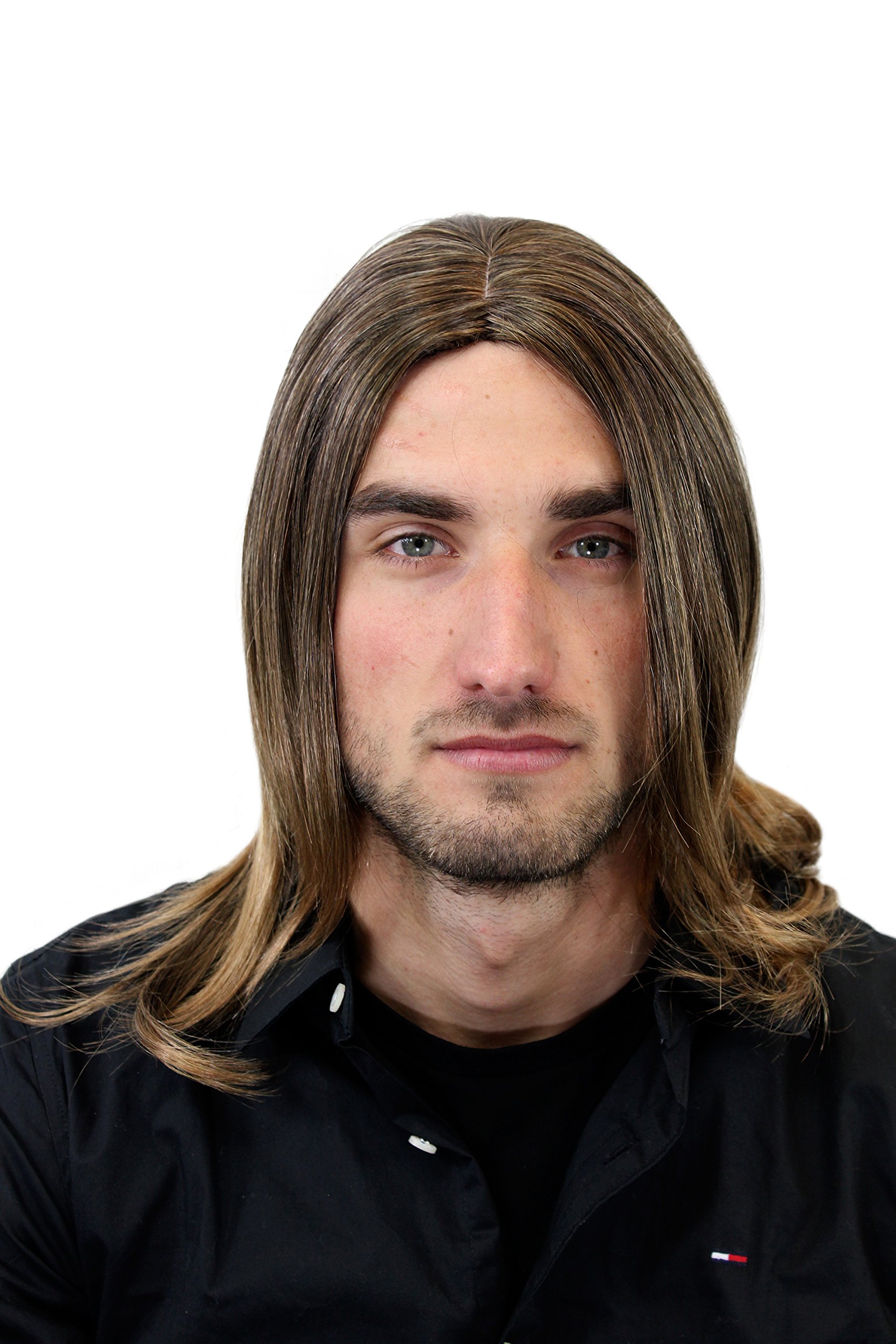wig-me-up-gfw891-2t19-herrenper-cke-lang-braun-mittelscheitel image 1
