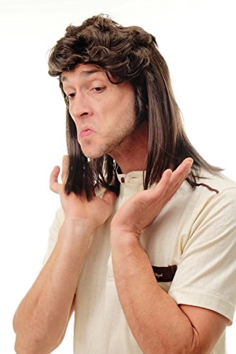 wig-me-up-51166-p1-p4-vokuhila-per-cke-braun-45-cm-80er-proll image 6