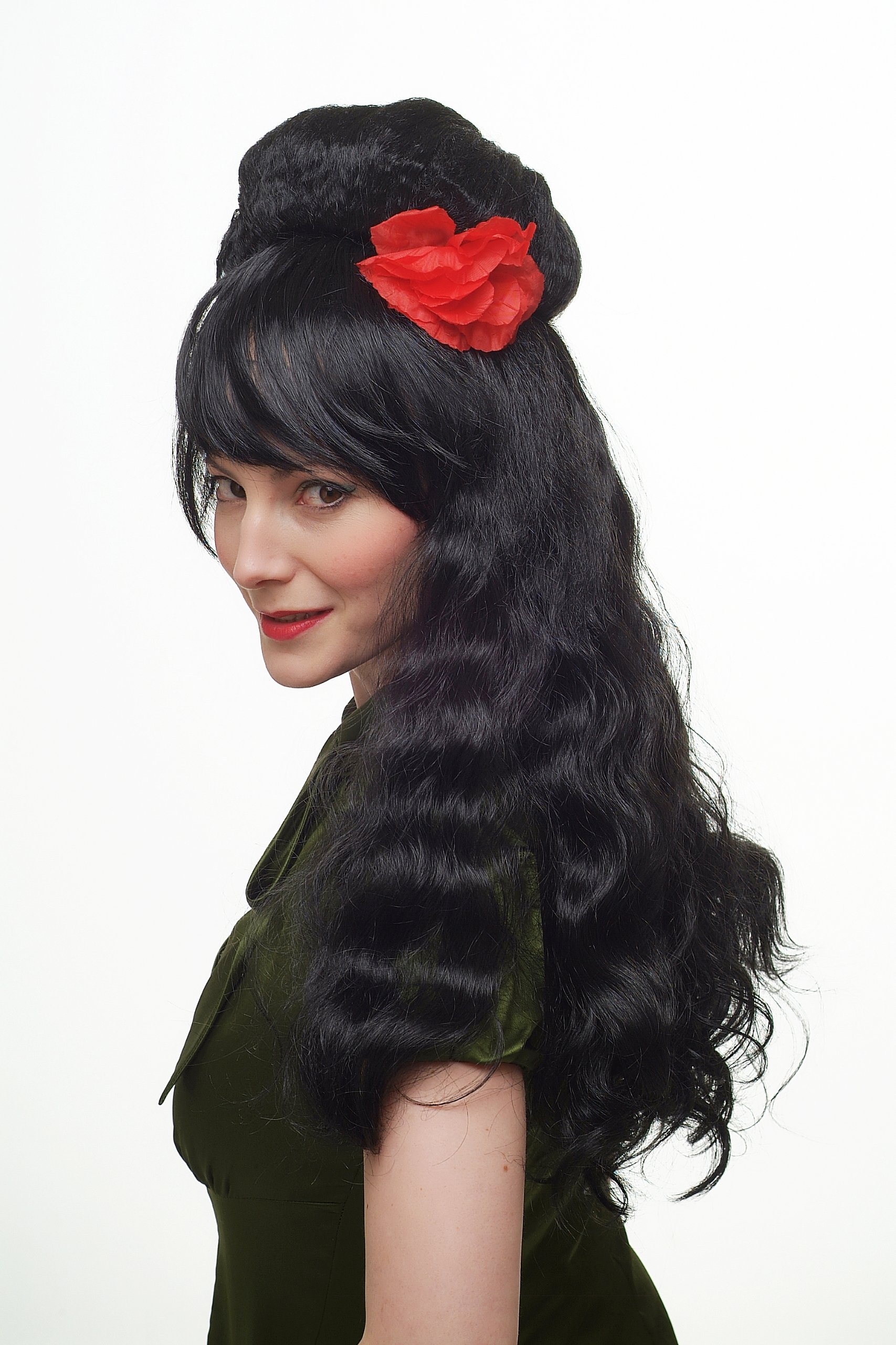wig-me-up-81193-p103-per-cke-latina-senorita-beehive-schwarz-lang image 2