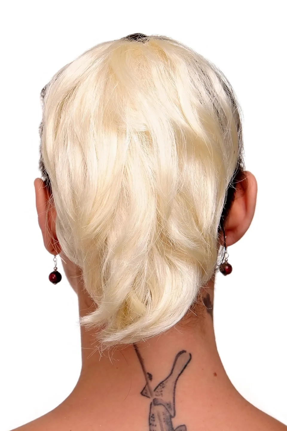 wig-me-up-t6545-haarteil-zopf-extension-platinblond-20-cm-mit-klammer image 1