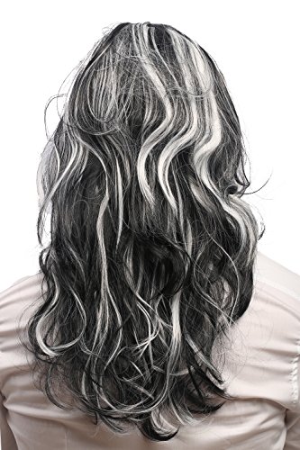 wig-me-up-29938b-vampir-per-cke-lang-schwarz-wei-grau-55-cm-unisex image 8