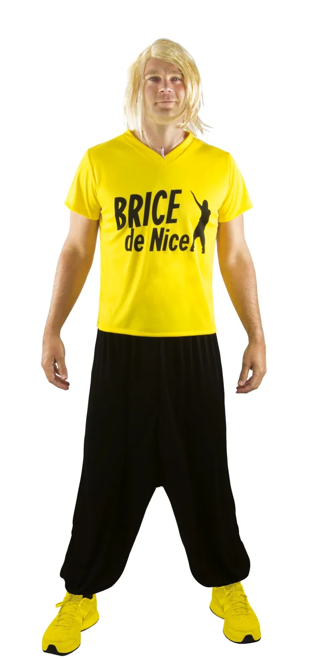 p-tit-clown-brice-de-nice-surfer-kost-m-unisex-erwachsene-gelb-schwarz image 1